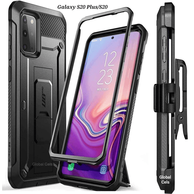 Case Samsung Galaxy Note 10 Supcase A72 S8 S20 Plus Ultra S7 Edge con Sujetador para Correa Antishock