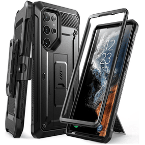 Case Galaxy S22 Ultra 5G 2022 Supcase 360° con Parante con Gancho para Correa