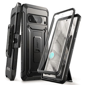 Case Funda Google Pixel 8 Pro 2023 Supcase Carcasa 360° con Mica con Apoyo con Clip para Correa