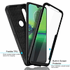 Case Moto G8 Play / One Macro / G8 Plus con Vidrio Templado con Clip Correa 