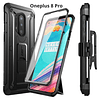 Case Funda Oneplus 8 Pro Supcase con Parante con Mica con Clip Gancho Correa