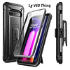 Case LG V60 ThinQ 2019 Supcase Cubierta Completa funda 360 c/ Mica c/ Parador c/ Clip Gancho para Correa 