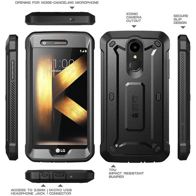 Case LG k10 2017 LG Stylo 3 Stylus 3 LG G4 Supcase Zizo Love Mei Antishock