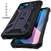 Case IPhone 13 Mini Protector c/ Doble Marco de 3 Partes Azul Metalizado Premium