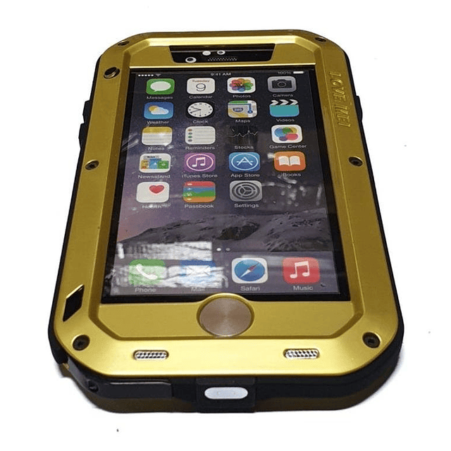 Case IPhone 6S 6 Funda 360 con Mica c/ Soporte AntiShock cubierta Total Destek Wing / Love Mei