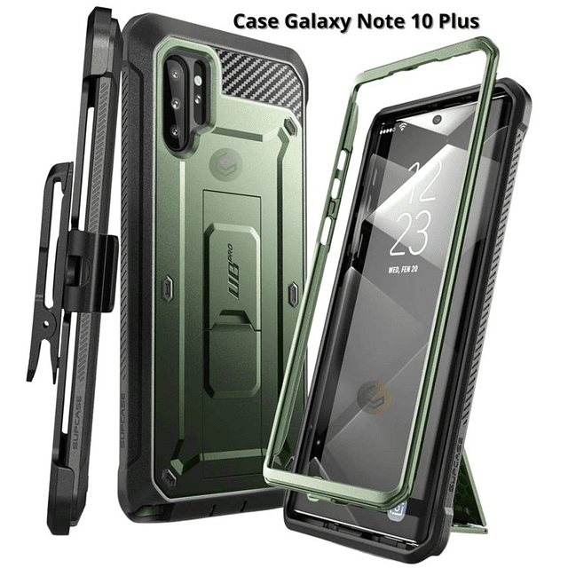Case Supcase Galaxy A54 S20 Plus S23 FE S21 Ultra Note 10 Plus 360 con Marco y con Clip para Cinturón