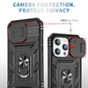 Case iPhone 15 Pro Max 360 c/ Marco c/ Soporte c/ Tapa Cubre Cámara Antishock