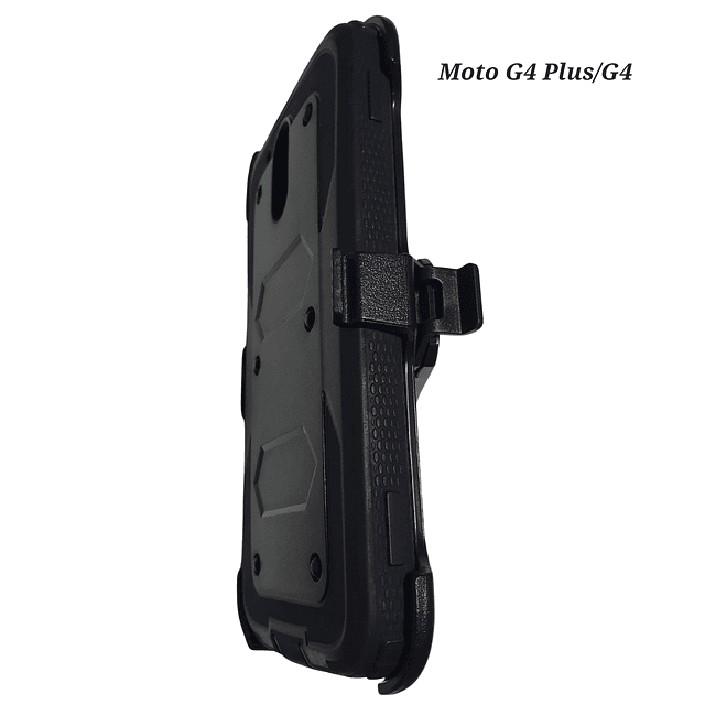 Case Motorola G4 Plus Funda Moto G4 Carcasa 360 con Marco con Clip Parante para cinturón