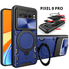 Case Google Pixel 8 Pro / Pixel 8 c/ Cubre Cámara AntiShock c/ Soporte © MagSafe / Negros