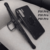 Case Huawei P60 Pro P50 Pro P30 Pro c/ Clip Parante funda de 2 Partes de bordes elevados / Negro