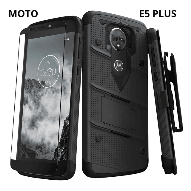 Case Moto E5 Plus G5 G4 plus G4 Normal Antishock c/ Parante c/ Clip Gancho Motorola