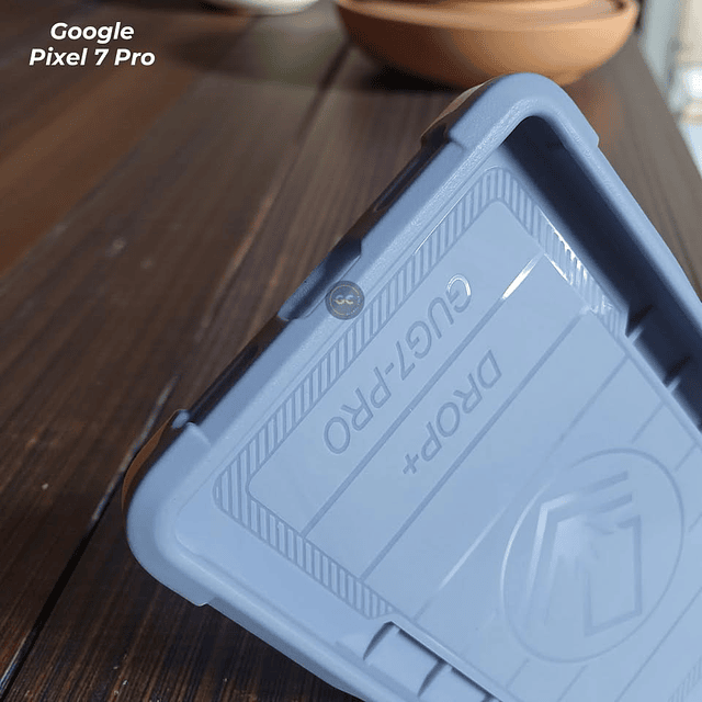 Case Google Pixel 7 Pro Antishock Bicolor | Soporte Metálico y para Imán de Auto 