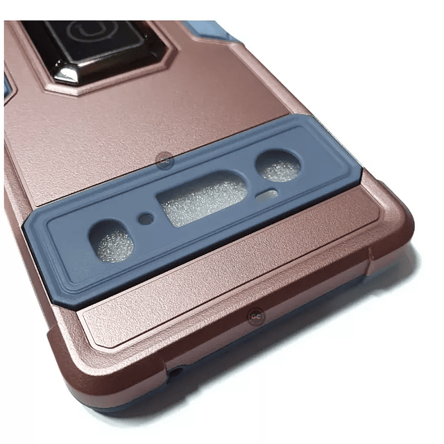 Case Pixel 6 Pro Antishock | Soporte Metálico para Imanes Semigruesa - Bicolor