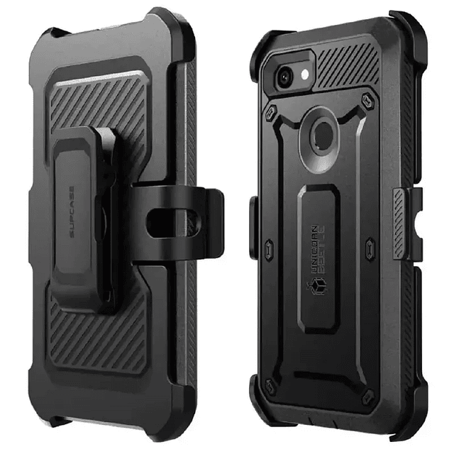Case Google Pixel 3 XL Extrema Protector de Caídas con Gancho con Mica