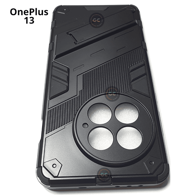 Case OnePlus 13 Antigolpes con Cubierta de Cámara con Soporte inclinable