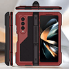 Case Z Fold 6 Armadura Metálica 360° con Porta S-Pen y Soporte Inclinable