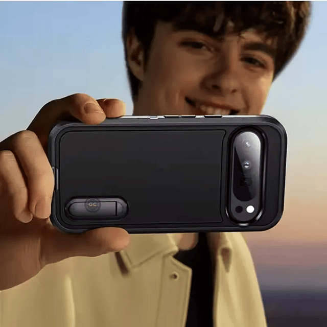 Case Google Pixel 9 Pro XL 360° con Protección 3 Capas con Soporte y Taponeras