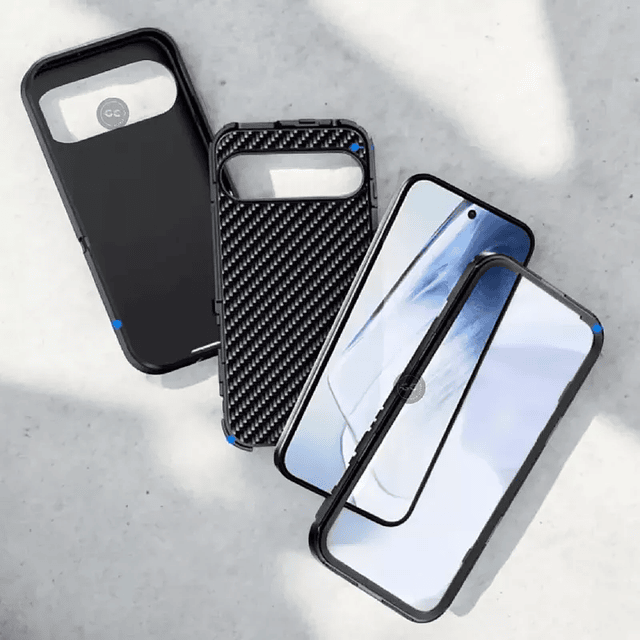 Case Google Pixel 9 Pro XL 360° con Protección 3 Capas con Soporte y Taponeras