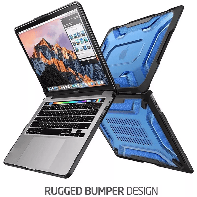 Carcasa MacBook Pro 13 Pulgadas Modelos A2338 M1, A2289, A1989 - Supcase UB Pro Rugged - Azul
