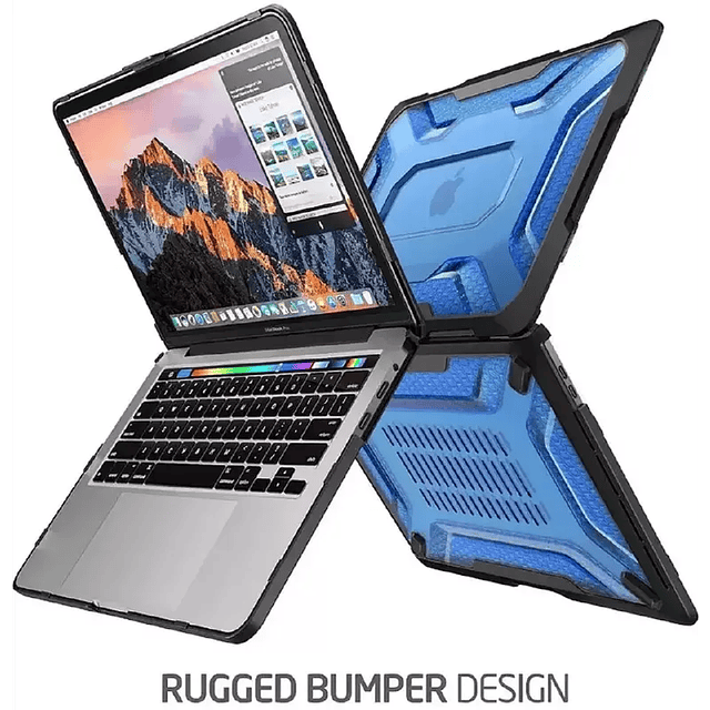 Funda Supcase UB Pro MacBook Pro 13" 2016-2020 - Protección Extrema Antigolpes - Azul Frost