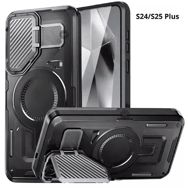 Funda MagSafe para Galaxy S25 Plus y S24 Plus - Protección Cámara y Soporte