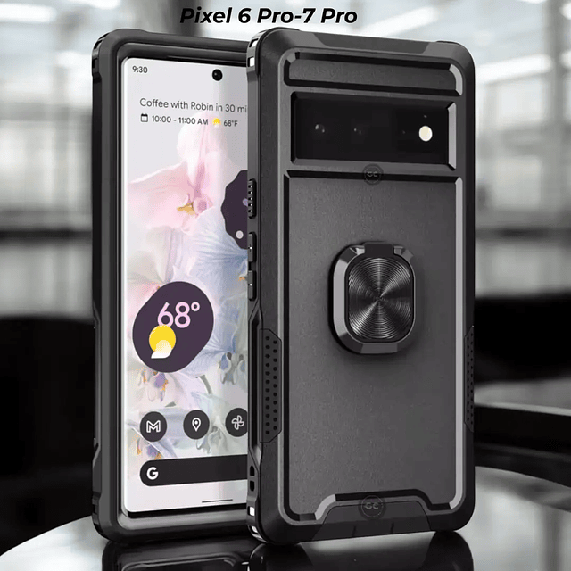 Case Google Pixel 7 Pro / 6 Pro - Armadura 360 Heavy Duty + Anillo