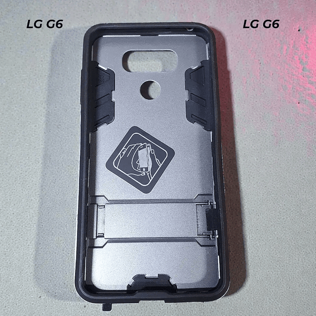 Case LG G6 Antishock Heavy Duty - Doble Capa con Soporte