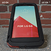 Case Love Mei LG G4 - Armadura de Aluminio y Silicona Empernada