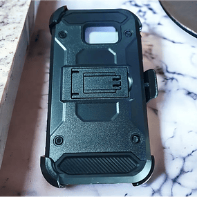 Case Samsung Galaxy S7 - Armadura 360 con Clip y Soporte de 4 Piezas
