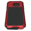 Case Metálico Samsung Galaxy S7 Edge - Armadura Roja 360°