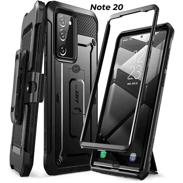 Case Supcase Unicorn Beetle Pro Galaxy Note 20 - Protección 360 con Clip