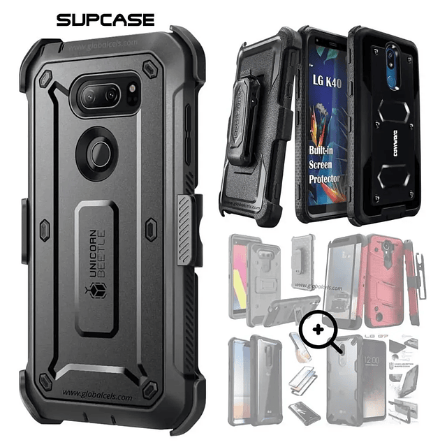 Case Fundas LG V35 V20 V10 G7 Thinq K40 K10 2017 G6 G5 Stylus 3 Lg G4 Militar Supcase y Love Mei
