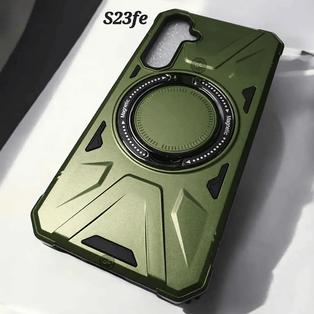 Case MagSafe Galaxy S23 FE - Armadura AntiShock con Soporte 360°