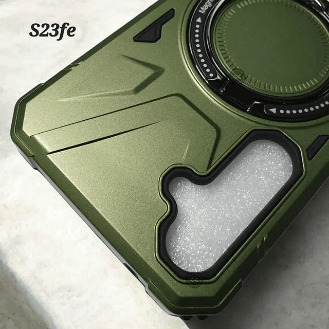 Case MagSafe Galaxy S23 FE - Armadura AntiShock con Soporte 360°