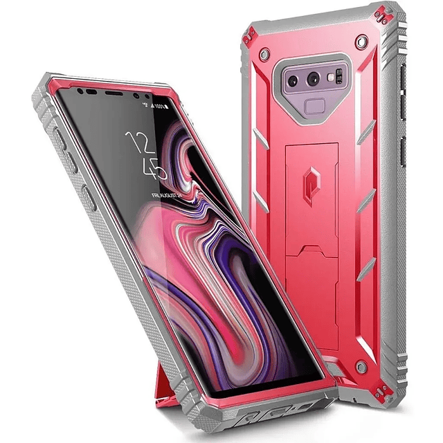 Case Galaxy Note 9 c/ Parador Vertical y Horizontal c/ Mica Integrada para Damas
