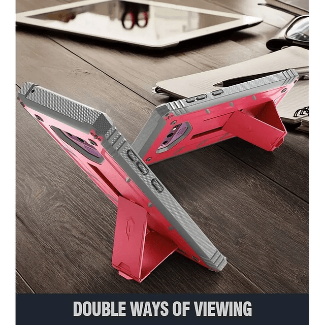 Case Galaxy Note 9 c/ Parador Vertical y Horizontal c/ Mica Integrada para Damas