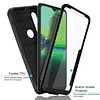 Case Moto G8 Plus G8 Play One Macro con Vidrio Templado con Clip Correa 
