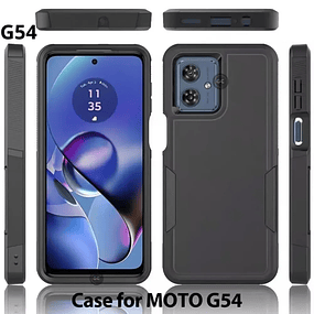 Case Motorola Moto G54 / Moto G84 Carcasas Antishock Recias Gruesas de Bordes Elevados