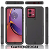Case Motorola Moto G54 / Moto G84 Carcasas Antishock Recias Gruesas de Bordes Elevados