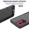 Case Motorola Moto G54 / Moto G84 Carcasas Antishock Recias Gruesas de Bordes Elevados