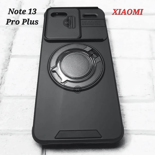 Case Xiaomi 14T / Note 13 Pro / Poco X6 Pro - Armadura con Tapa de Cámara y Soporte 360