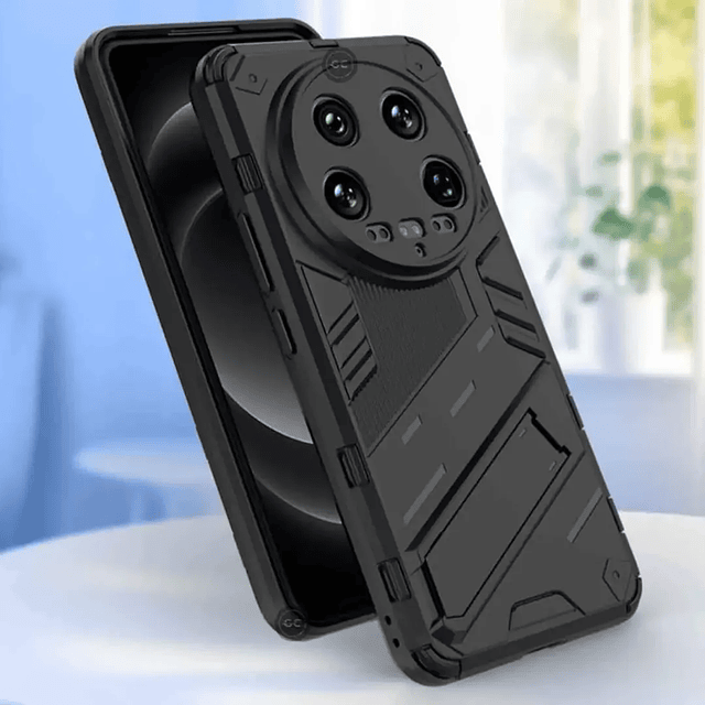 Case Xiaomi 14 Ultra - Armadura con Escudo de Cámara y Soporte