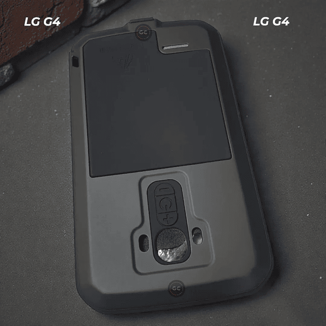Case LG G4 en Love Mei Armadura de Aluminio Blindado Antishock con Vidrio