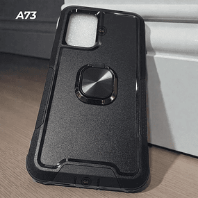 Case Samsung Galaxy A73 y A34 5G con Blindaje Antishock con Soporte de Metal