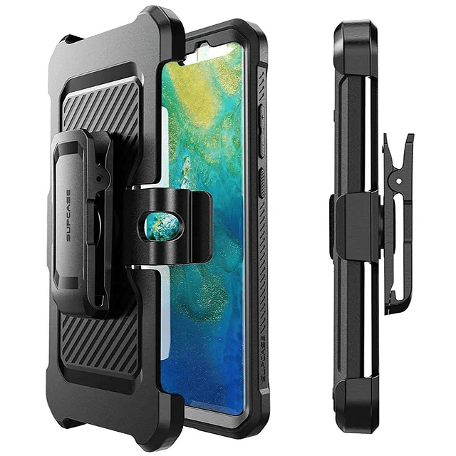 Case Huawei P30 Pro 360° con Blindaje Militar con Mica y Clip de Correa Supcase