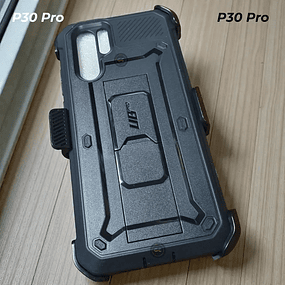 Case Huawei P30 Pro 360° con Blindaje Militar con Mica y Clip de Correa Supcase