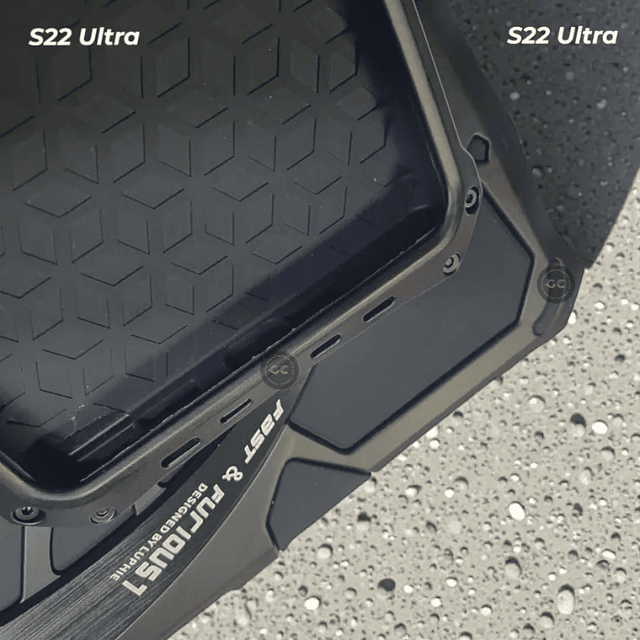 Case Galaxy S22 Ultra Aluminio Blindado / Atornillado Antishock con Protección de Cámara