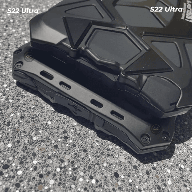 Case Galaxy S22 Ultra Aluminio Blindado / Atornillado Antishock con Protección de Cámara