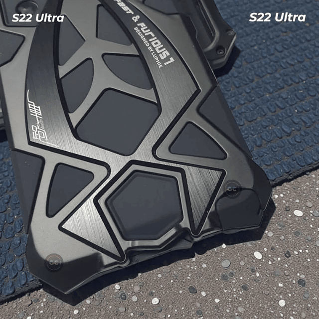 Case Galaxy S22 Ultra Aluminio Blindado / Atornillado Antishock con Protección de Cámara