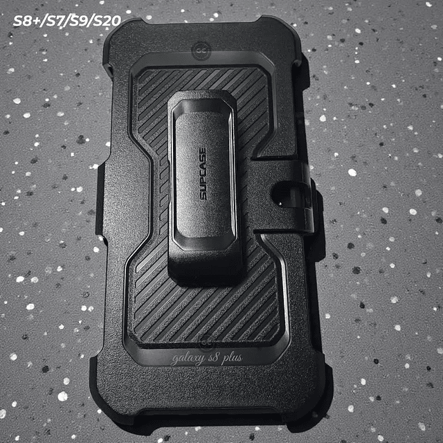 Case Supcase S8 Plus Original con Blindaje Total con Mica + Clip para Cinturón + Antishock